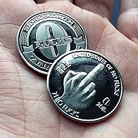 Zero Fucks - Middle Finger Novelty Coin | Grimm Metals