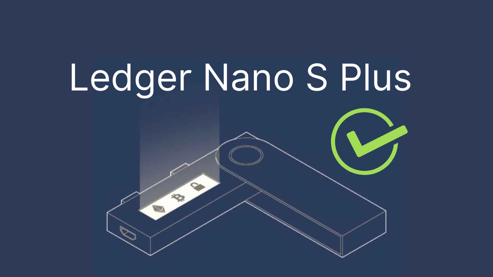 Ledger Nano S Plus - Deepsea Blue | Cryptomaan
