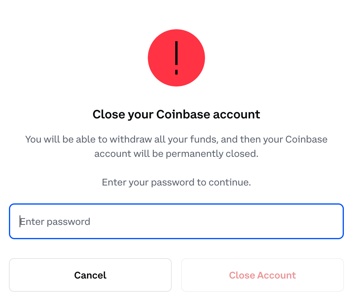 How to Close a Coinbase Account? - Coindoo