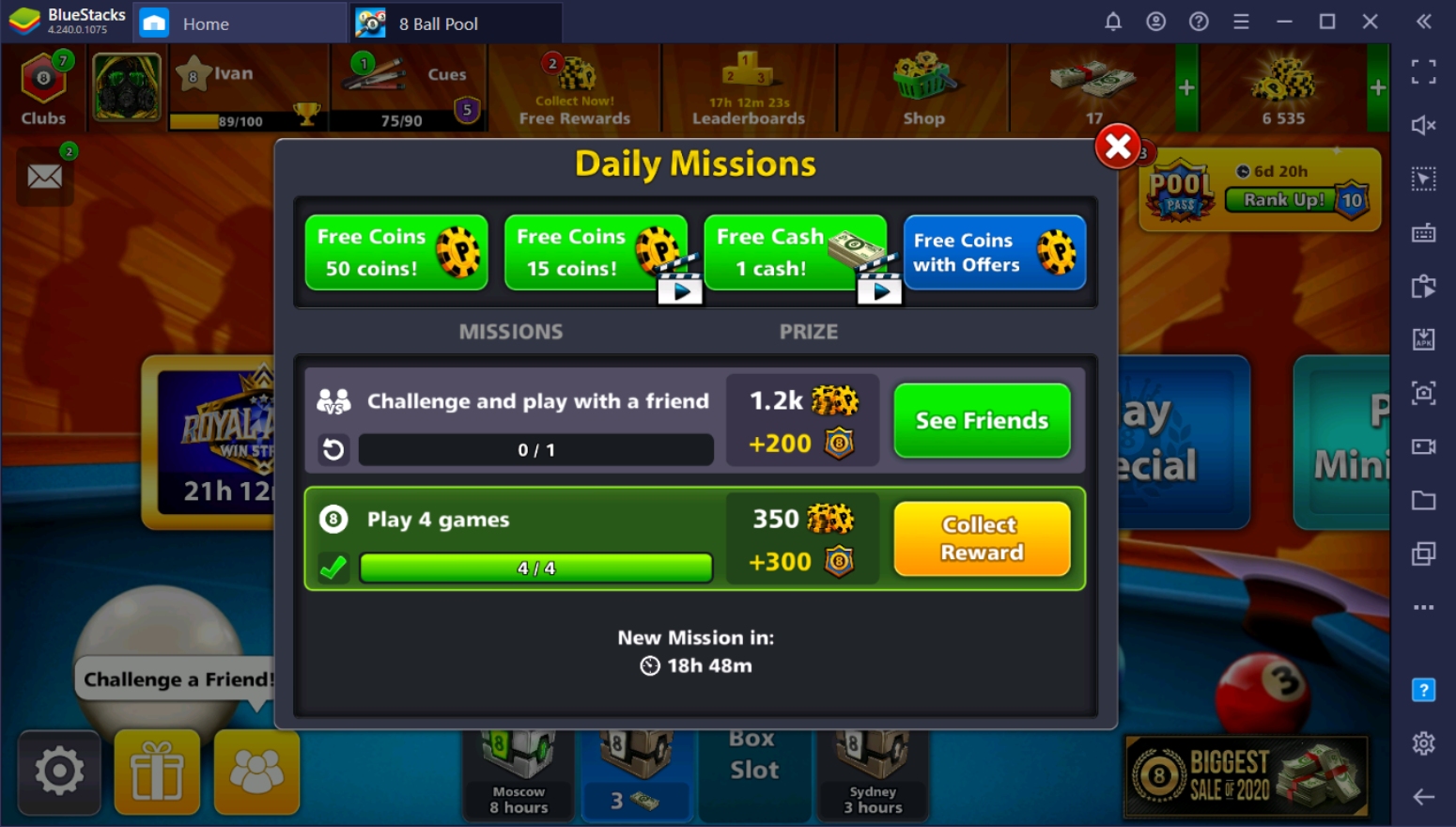 8 Ball Pool Rewards Free Coins, Cues, and Cash (Daily Link)