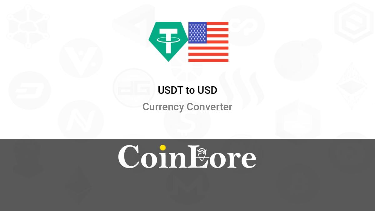 Tether USDt price today, USDT to USD live price, marketcap and chart | CoinMarketCap
