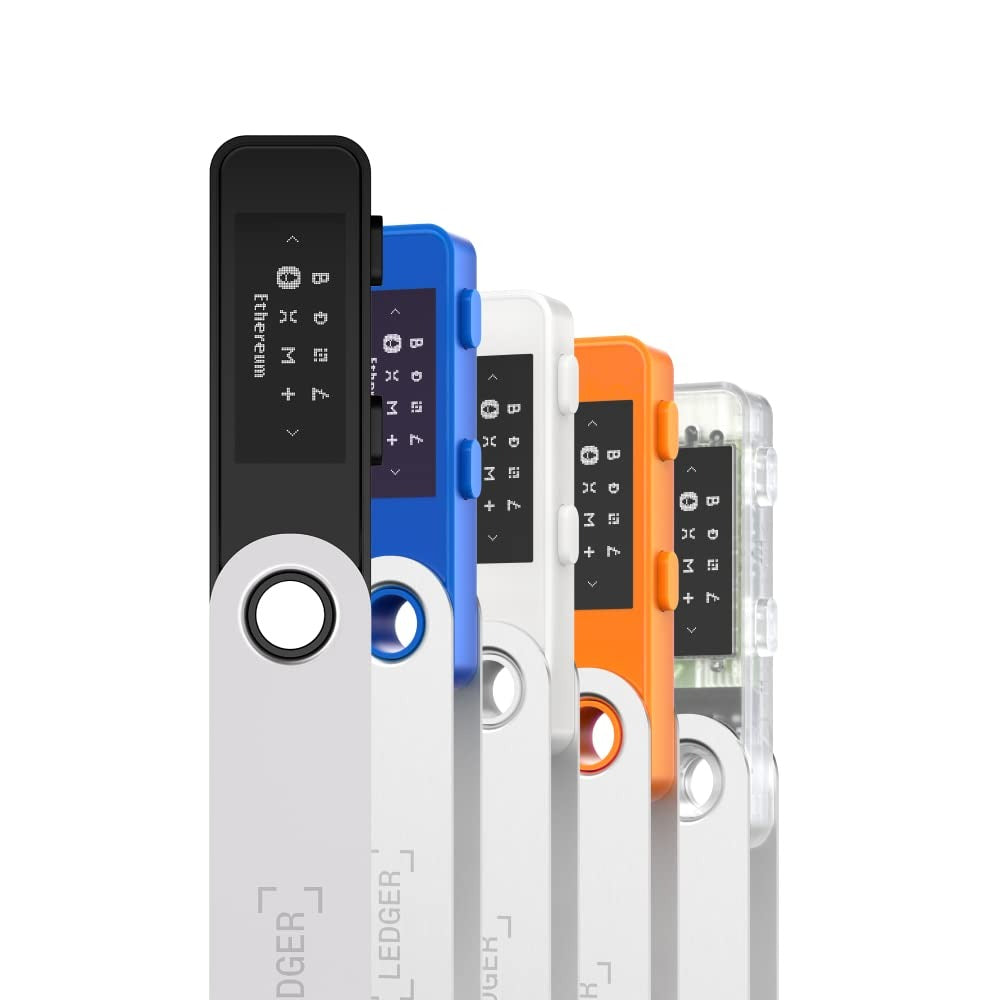 Ledger Nano S Plus orange Crypto Hardware Wallet - Safeguard