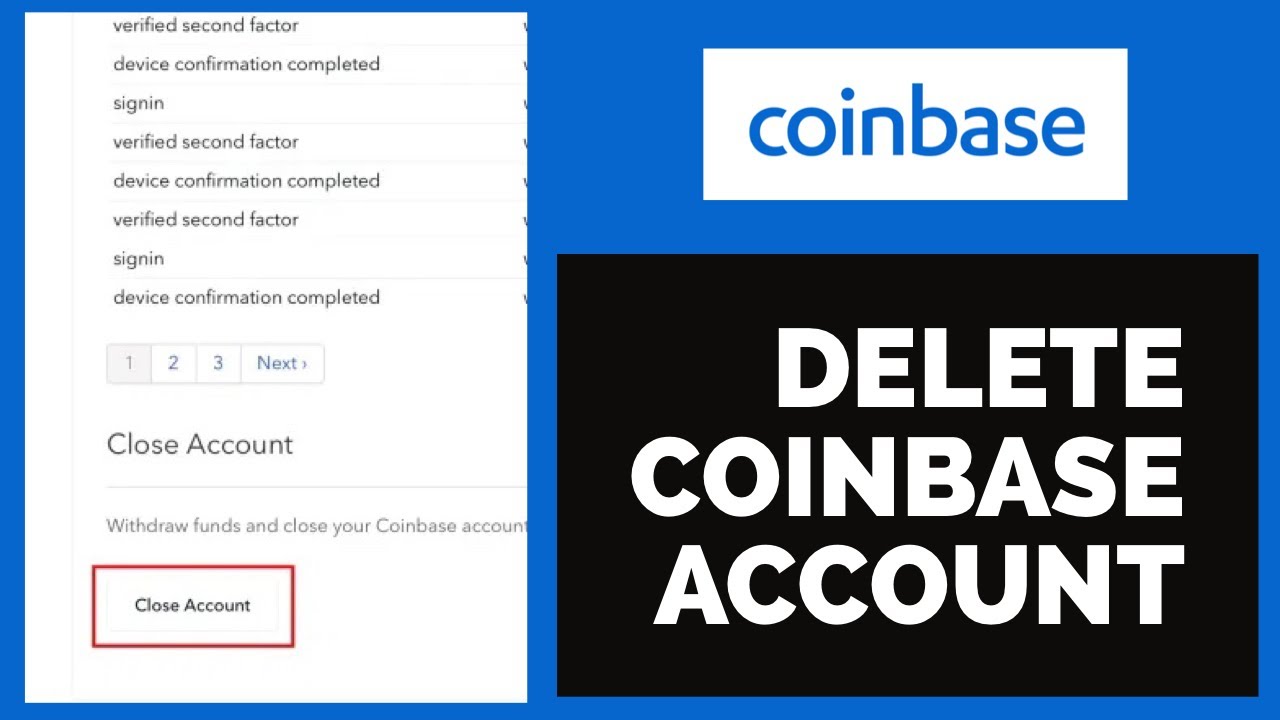 How do I delete Coinbase account? Coinbase Removal