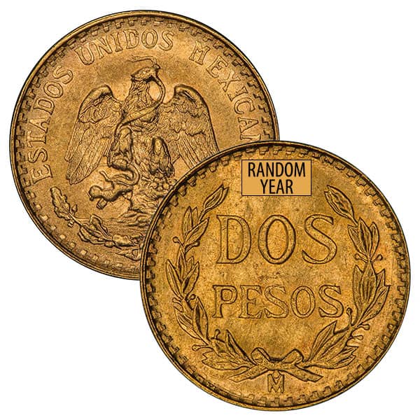 Mexican Dos Peso Restrike Year - Auronum