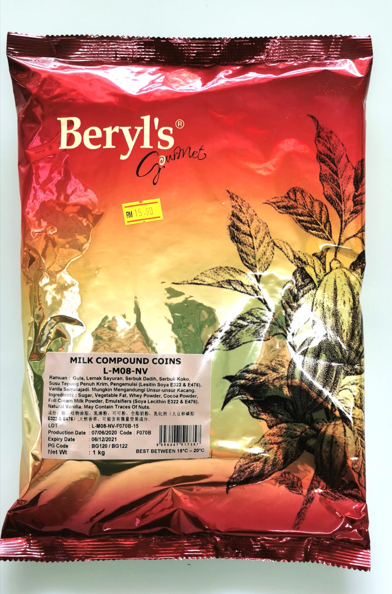 CHOCOLATE COIN Compound MILK Beryl's – Manja Foods