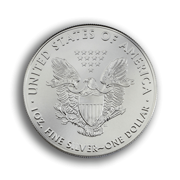 Buy 1 oz American Silver Eagle Coin (BU, Dates Vary)