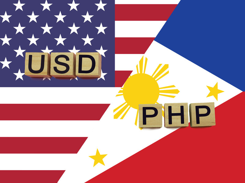 1 USD to PHP - US Dollars to Philippine Pesos Exchange Rate