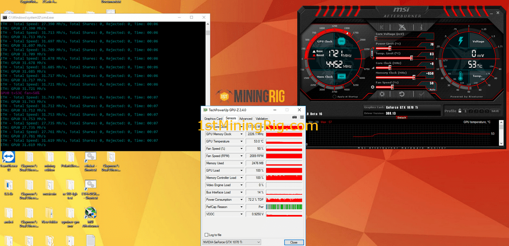 GTX Ti Mining Settings