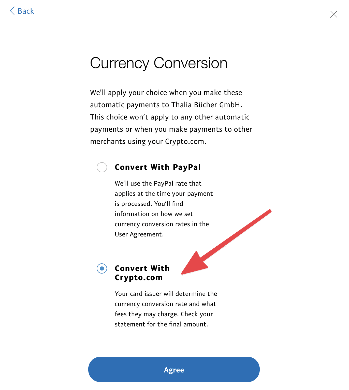 Solved: How to change Currency conversion option - PayPal Community