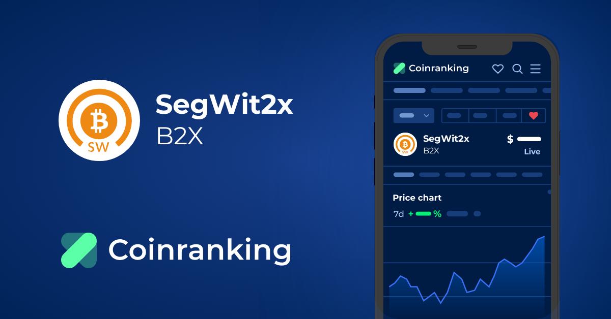 SegWit2x Price | B2X Price Today, Live Chart, USD converter, Market Capitalization | ecobt.ru