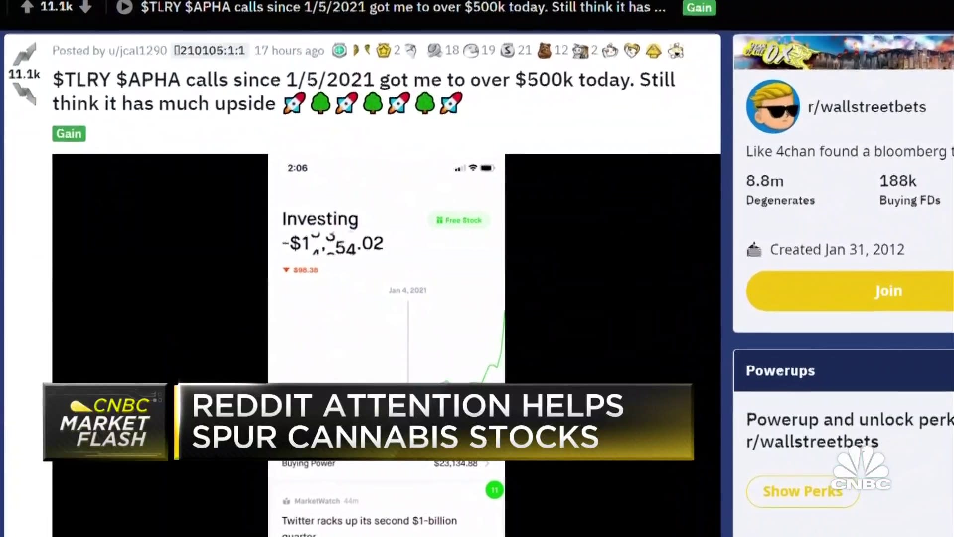 The Reddit Community Has Turned Its Attention to Weed Stocks
