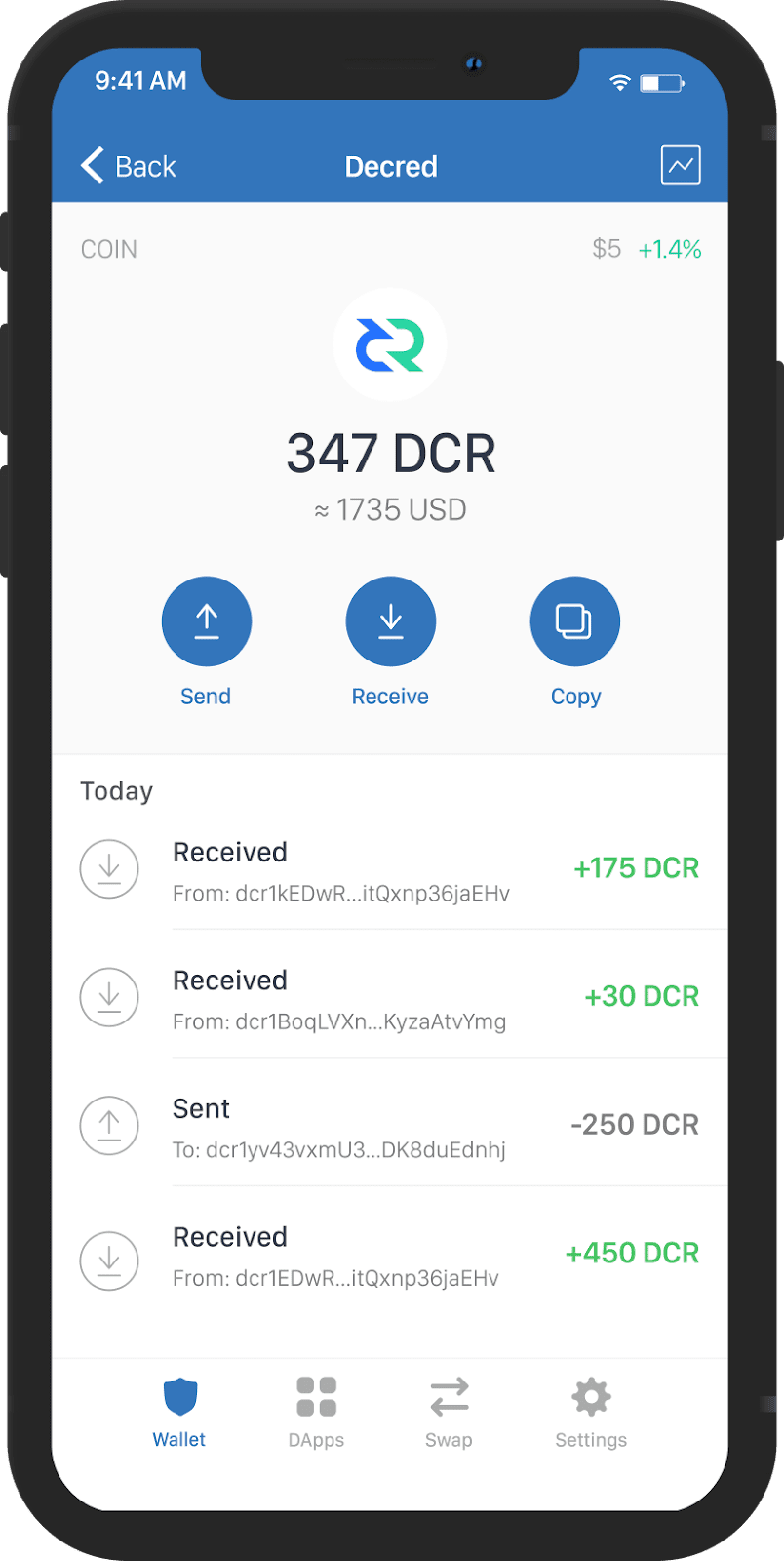 GitHub - planetdecred/dcrios: Decred Mobile Wallet for IOS
