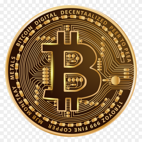 Bitcoin Logo PNG Vector (AI) Free Download