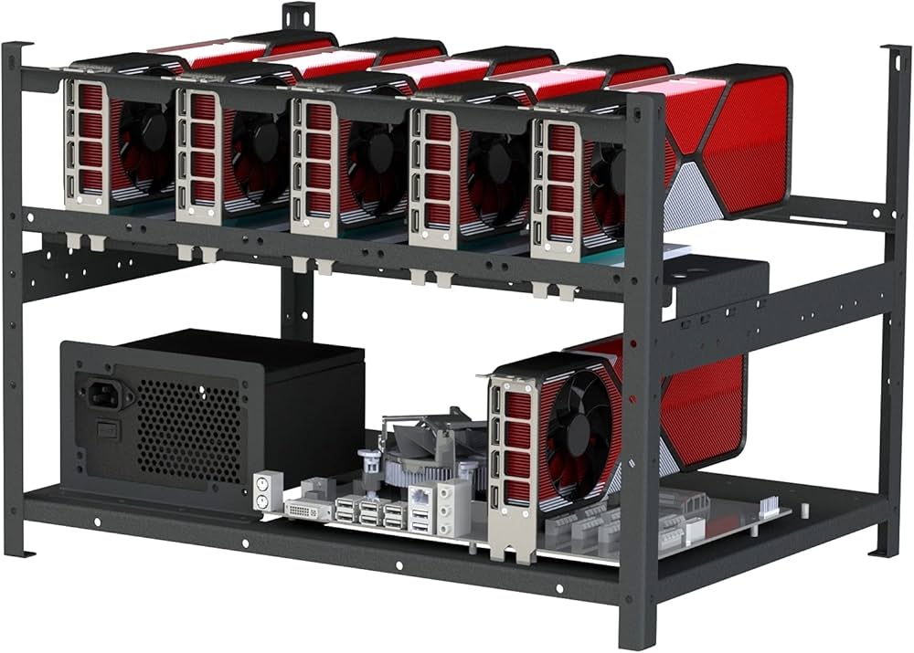 6/8/12/14 GPU Mining rig frame