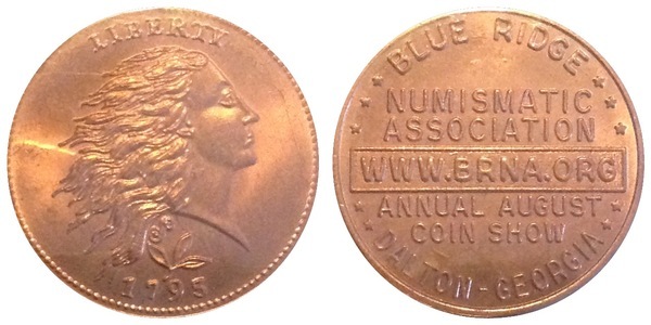 Token - Blue Ridge Numismatic Association (Dalton, Georgia) - United States – Numista