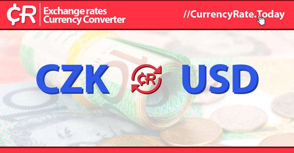 USD to CZK | US Dollar to Czech Koruna — Exchange Rate, Convert