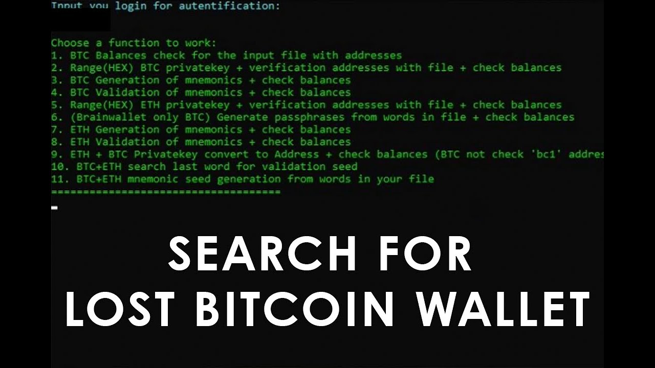 What Info Do You Need to Access a Lost Bitcoin Wallet? - ecobt.ru