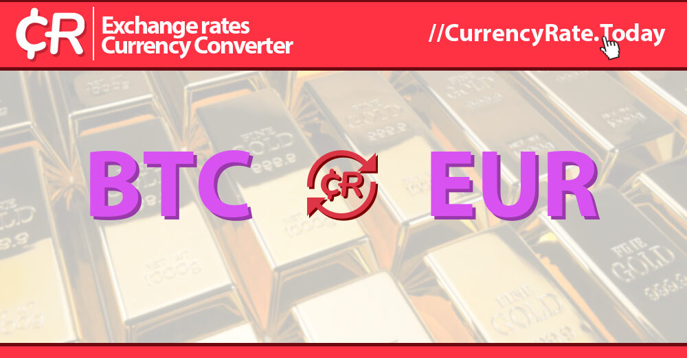 How much is 5 euro € (EUR) to btc (BTC) according to the foreign exchange rate for today