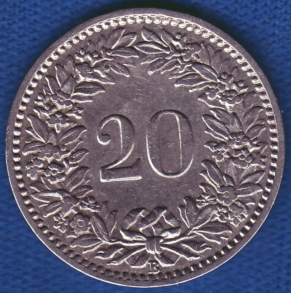 10 Rappen (Libertas; copper-nickel) - Switzerland (date) – Numista