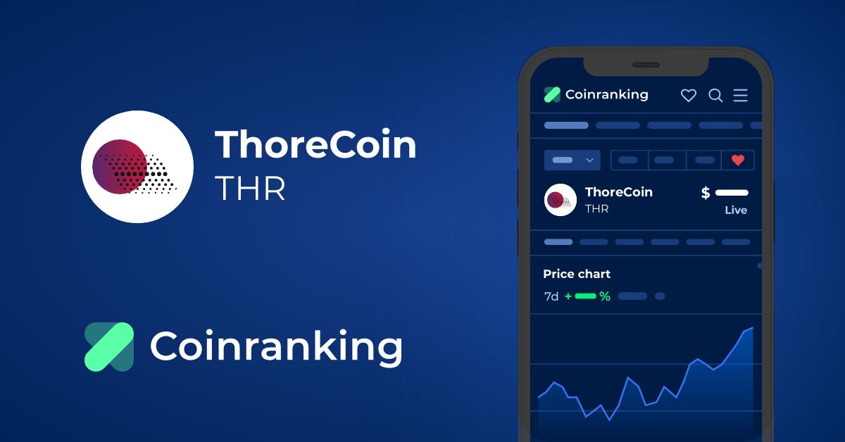 ThoreCoin Price | THR Price Today, Live Chart, USD converter, Market Capitalization | ecobt.ru