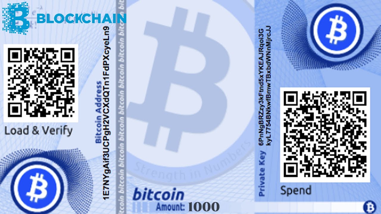 Adding and Withdrawing Bitcoins from your Paper Wallet