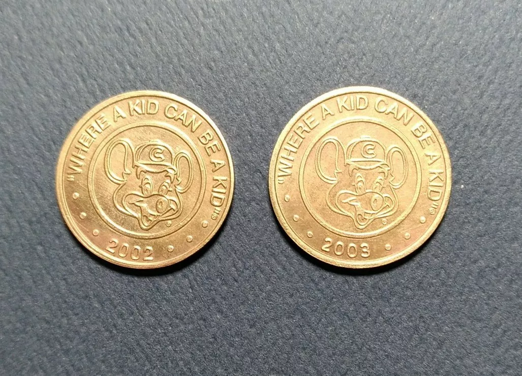 Token - Chuck E Cheese (Brass) - United States – Numista