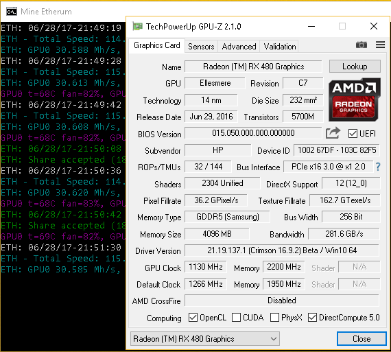 ⛏ AMD RX 4GB Mining Performance and Hashrate | Kryptex