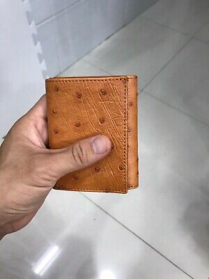 Genuine Ostrich Leather Wallets For Men | Real Mens Wallets