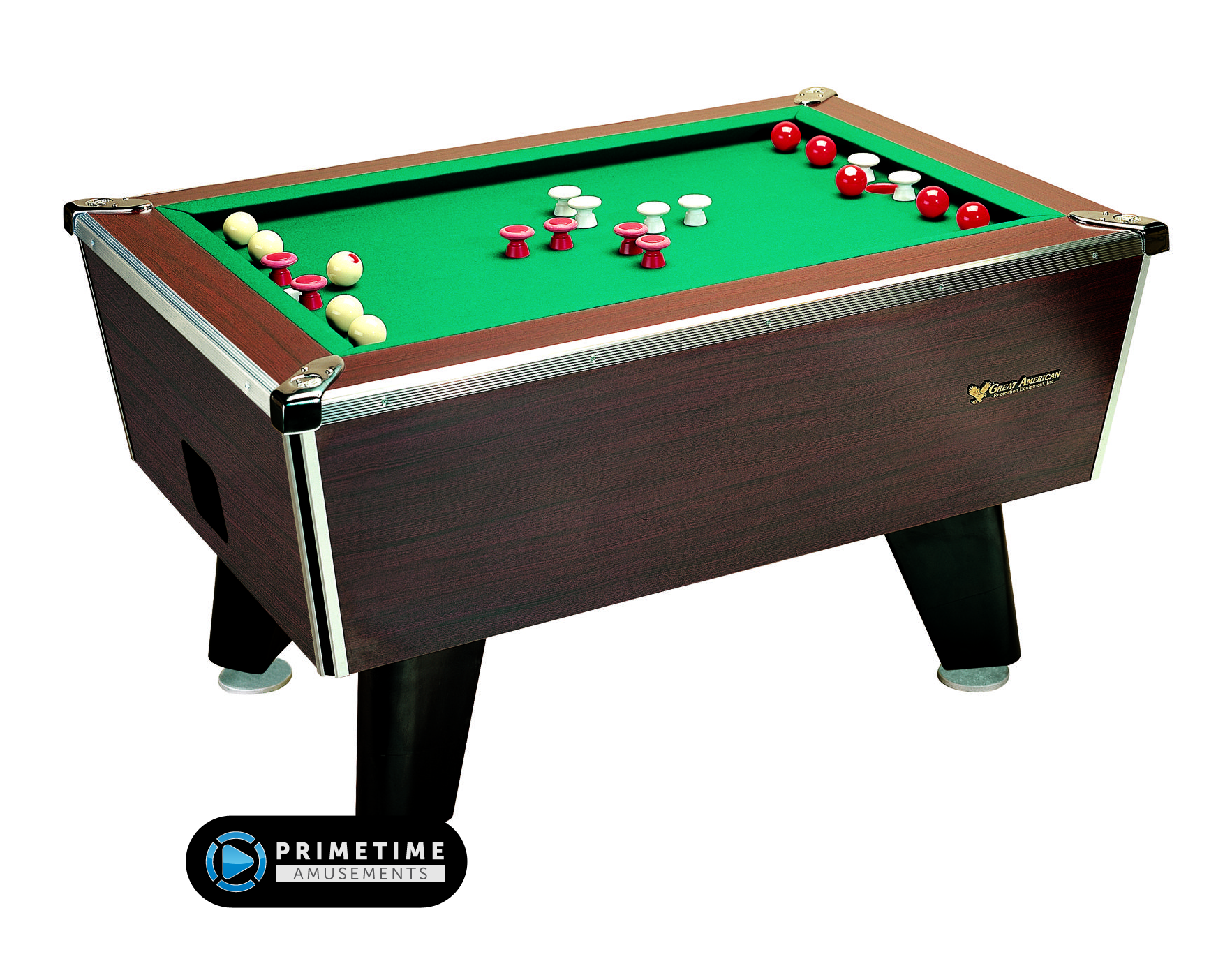 Pool Table 6ft Kick Shot with Coin Insertion/Cashless Payments.