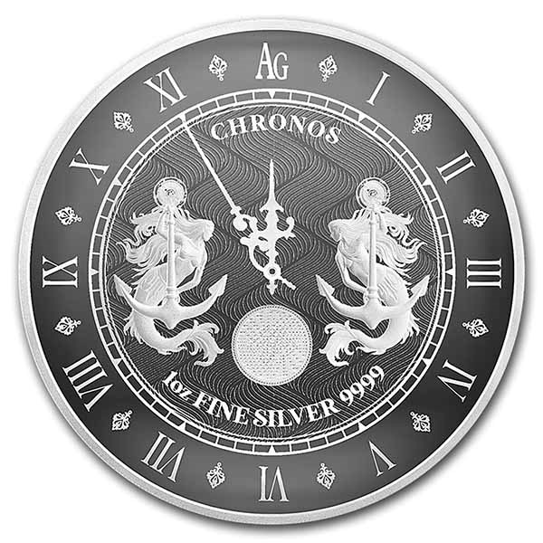 1 oz ( g) silver coin Chronos, Tokelau 