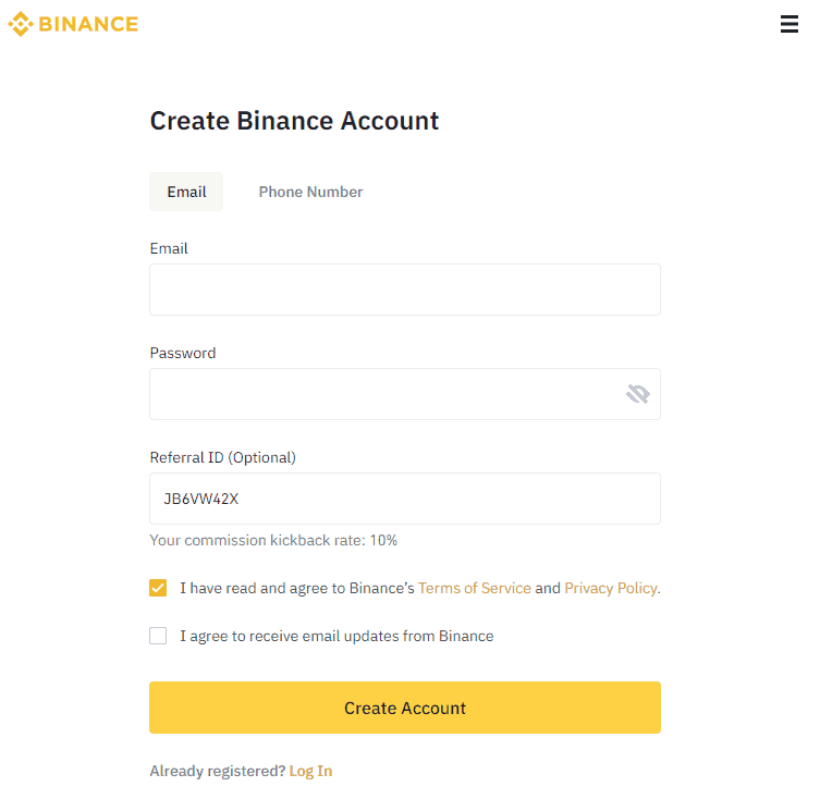 How to Create a Binance Account | ecobt.ru