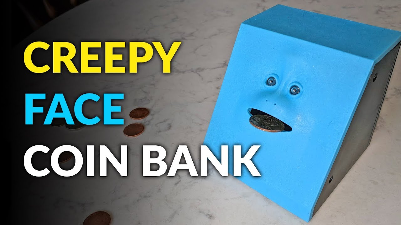 HSTYAIG Face Coin Bank - Blue