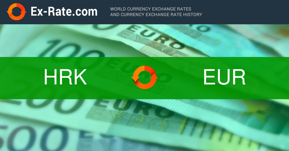 Convert 1 EUR to HRK - Euro to Croatian Kuna Exchange Rate | CoinCodex
