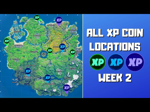 Fortnite Chapter 2 Season 4: Week 2 XP Coins Locations