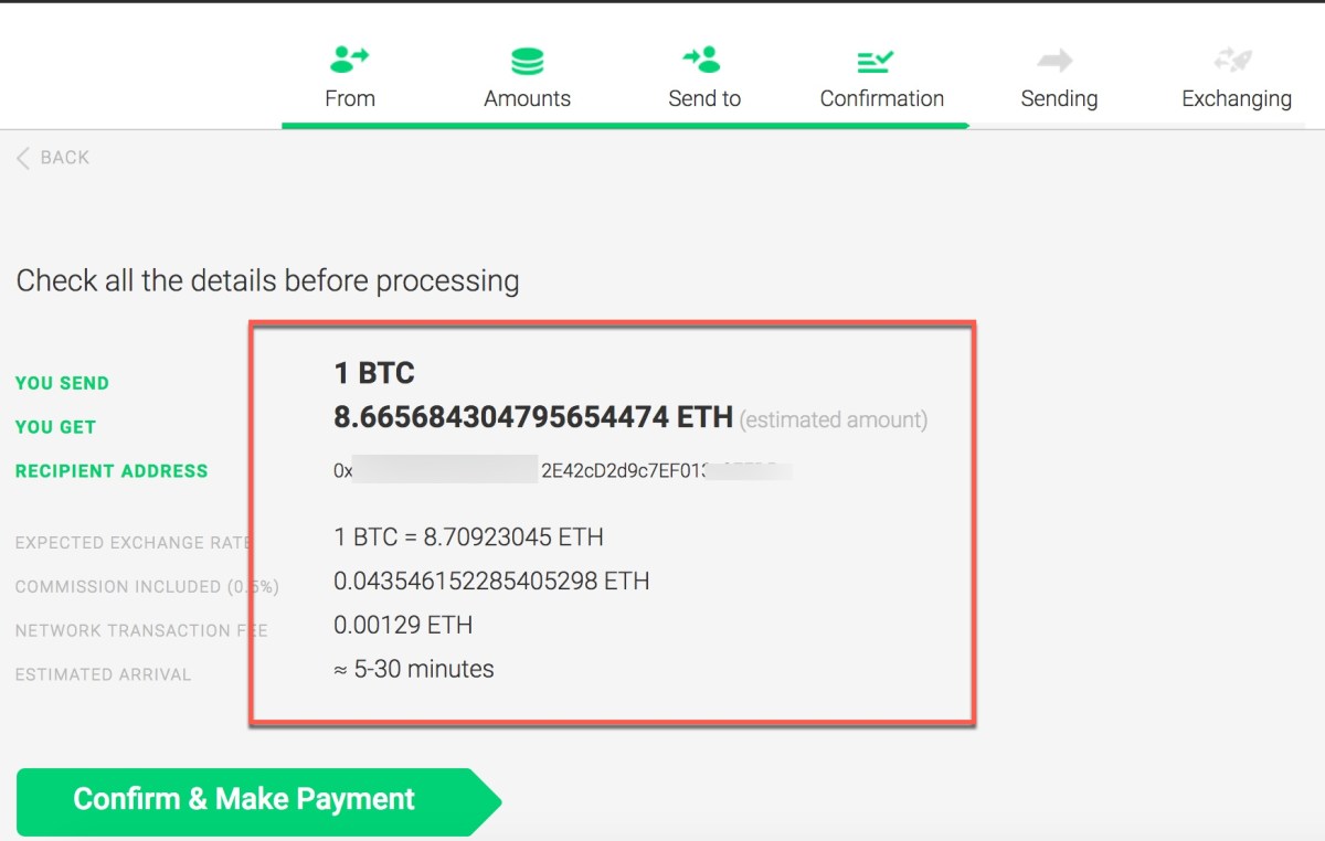 BTC to ETH swap | Exchange Bitcoin to Ethereum anonymously - Godex