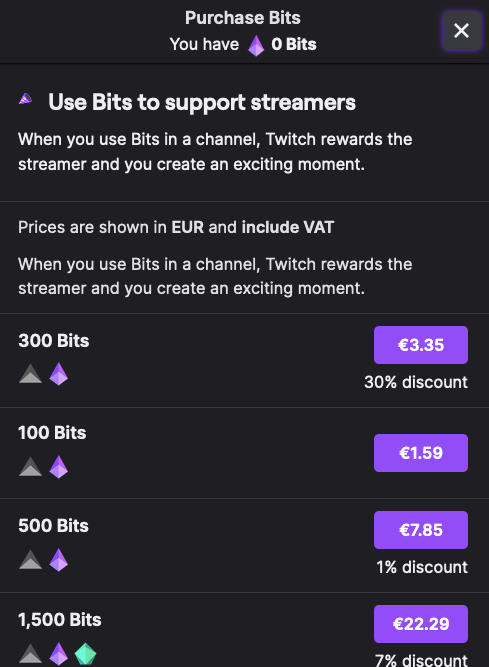 Twitch Bits USD Calculator - Cheer Bits to Dollar Conversion