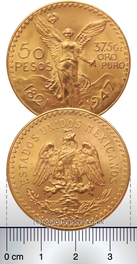 Compare Mexican Gold Pesos prices from online dealers