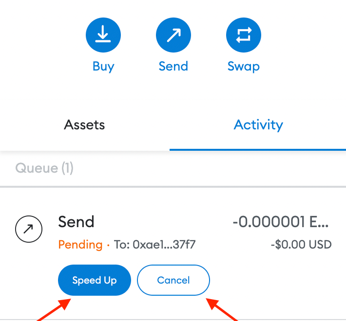 Why is my transaction pending or stuck? : Trust Wallet