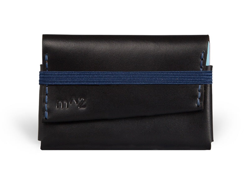 Blue Leather Wallet with Coin Purse COBALT BLUE | Ribags