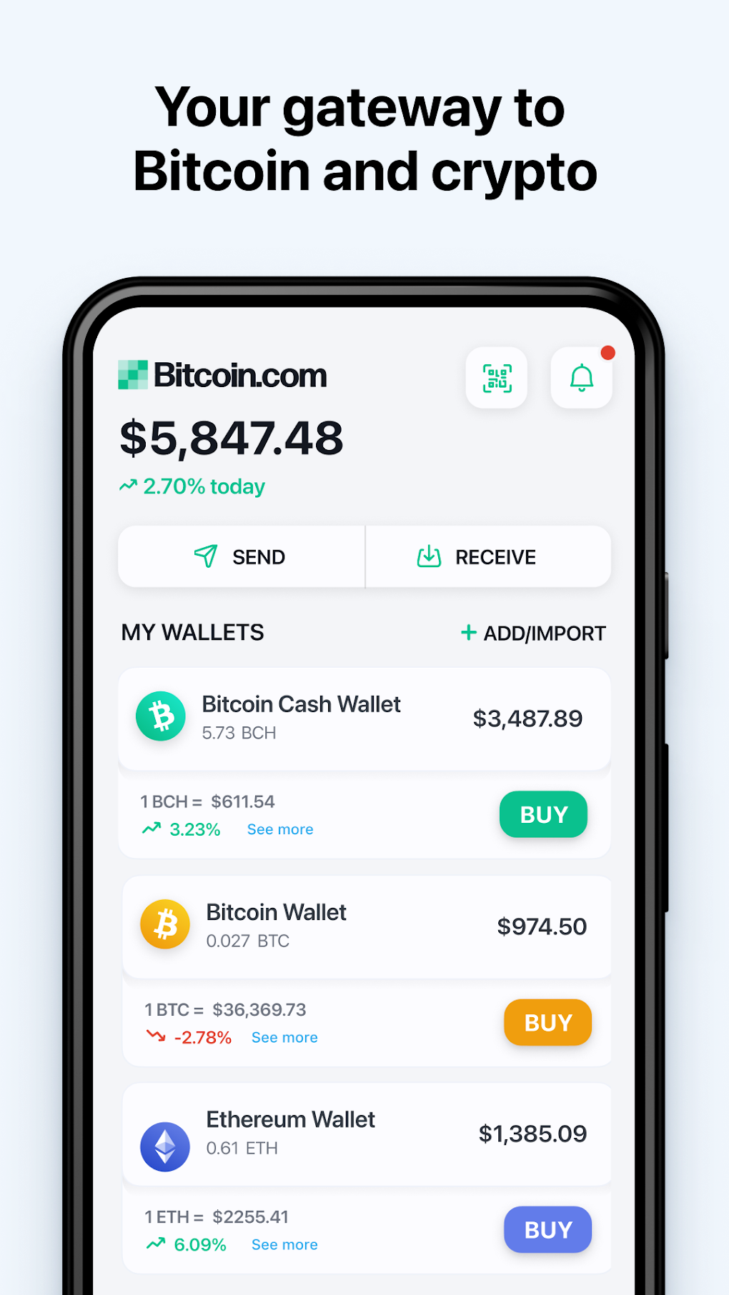 ‎Bitcoin & Crypto DeFi Wallet on the App Store