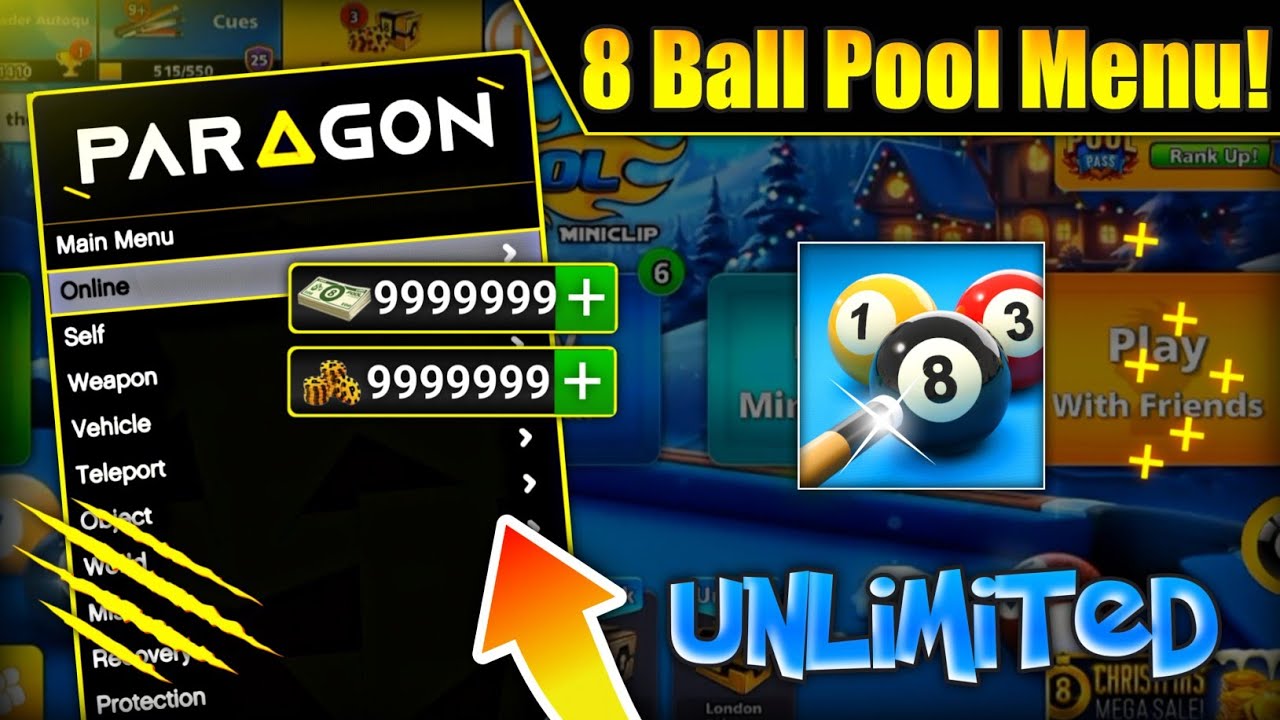 Download 8 Ball Pool MOD v (Unlimited Coin, Long Lines)