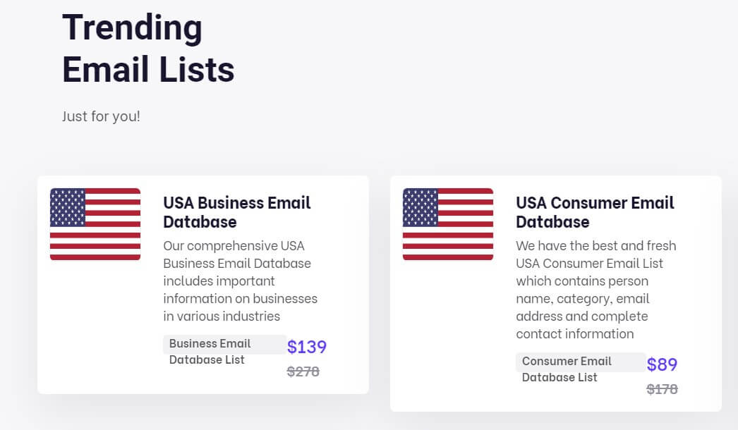 Price List Email Marketing - ZENDABLE