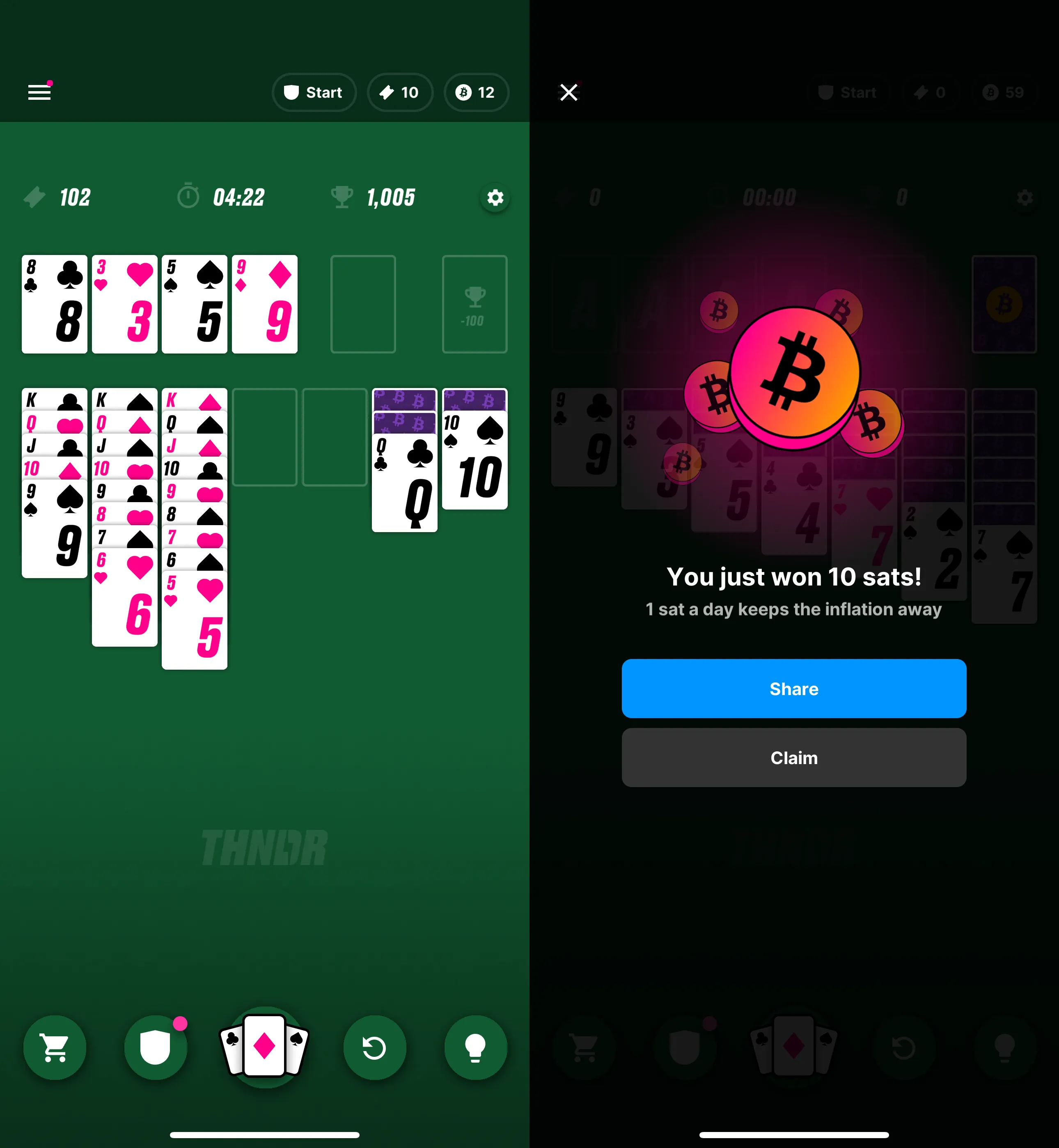 You Can Earn Bitcoin by Playing Mobile Solitaire Games—Here's How Much