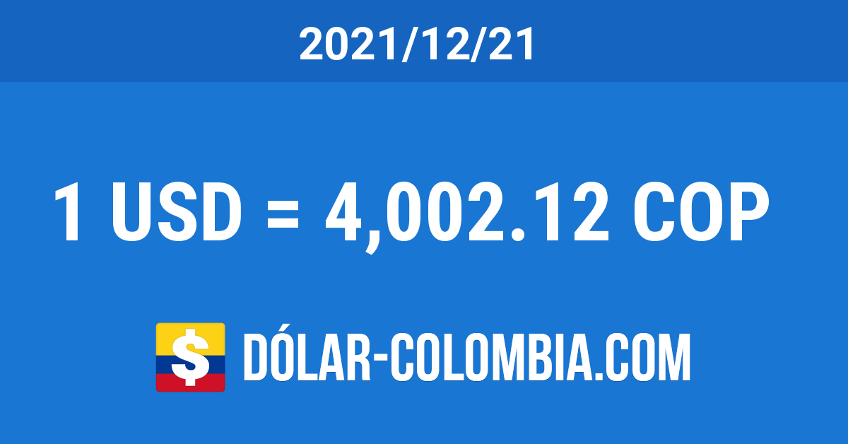 USD to COP Exchange Rate | US Dollar to Colombian Peso Conversion | Live Rate