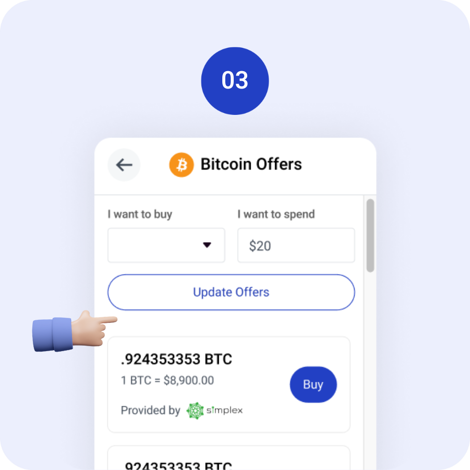 Sell Bitcoin from your wallet to your bank account