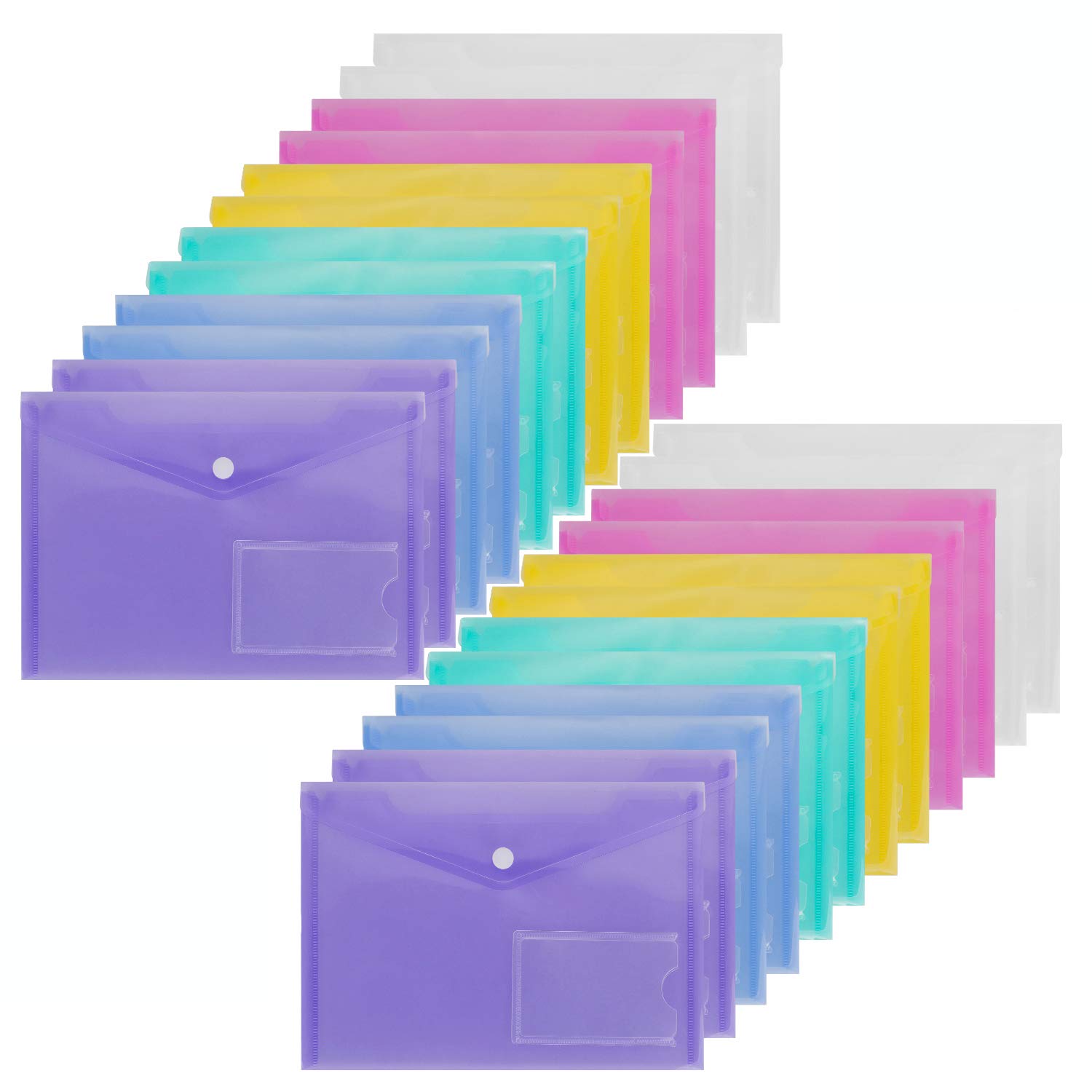 A5 Ecopaper Plain Document Wallets (/Box) - Springpack