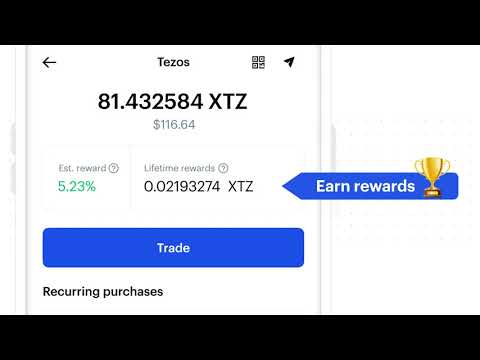 Earn 5% by effortlessly staking Tezos through Coinbase