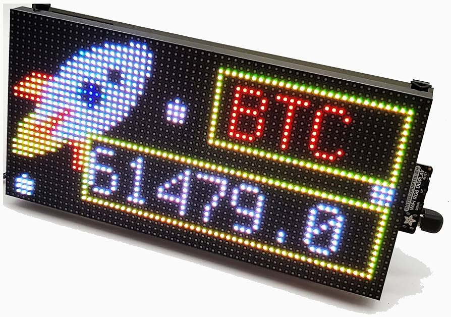 Bitcoin Display - Fullscreen Live Bitcoin Price Ticker - USD