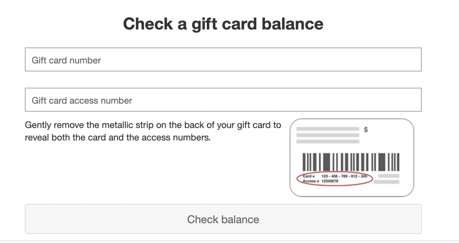 How To Check Target Gift Card Balance In - Nosh