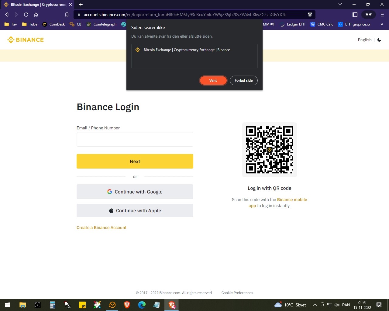 How to login to Binance + Binance login problems & solutions